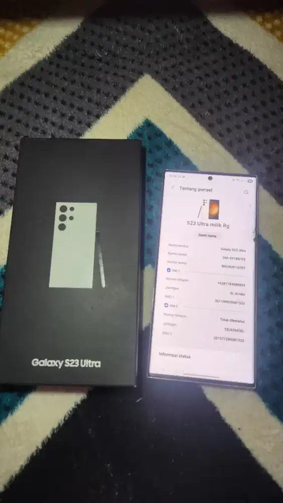 Samsung S23 ultra ram12/256 garansi resmi