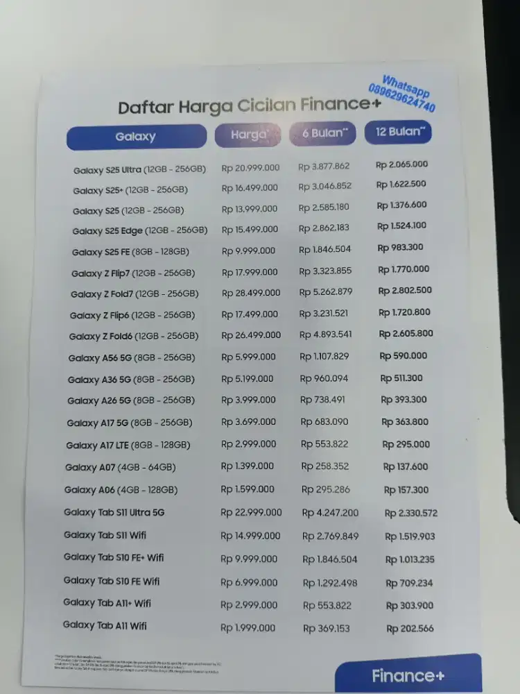 Cicilan HP samsung Murah