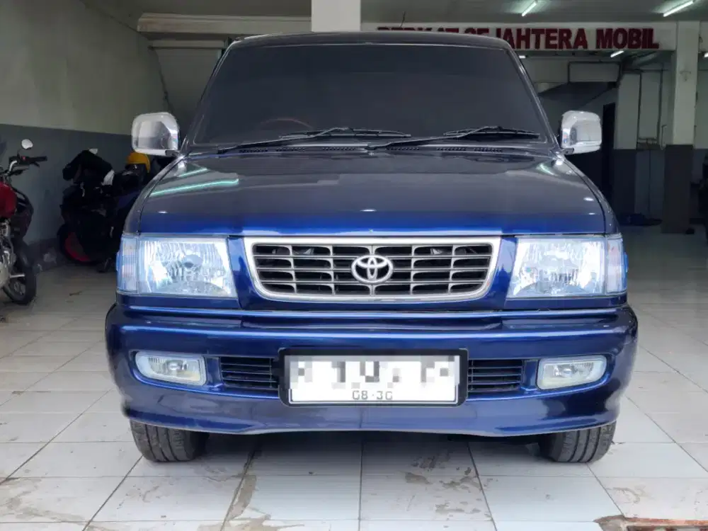 Kijang LGX bensin AT 1.8 biru 2000 pajak plat panjang surabaya