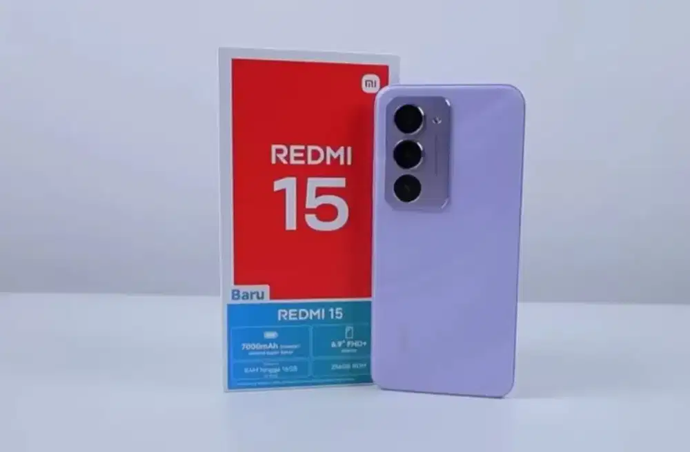 Redmi 15 RAM 16GB/128GB Bergaransi Resmi