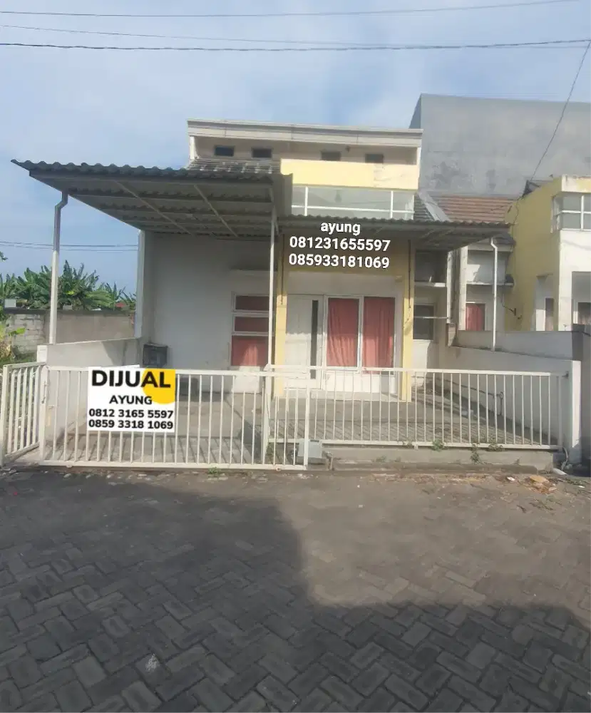 DIJUAL Rmh 1.5Lt Full Bangunan di Puri Asri Sidoarjo