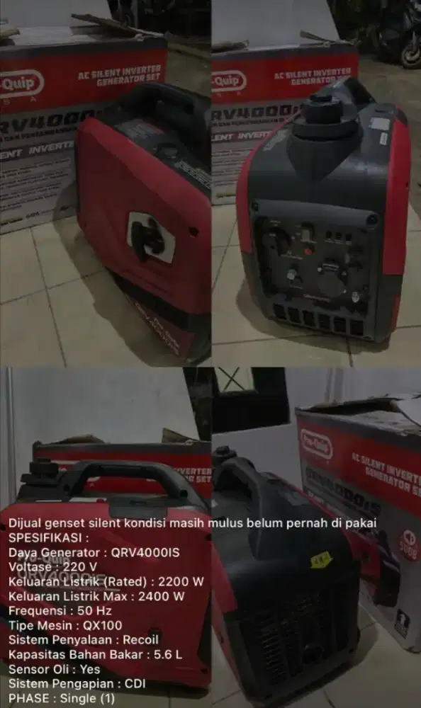Genset Pro-Quip murah mulus