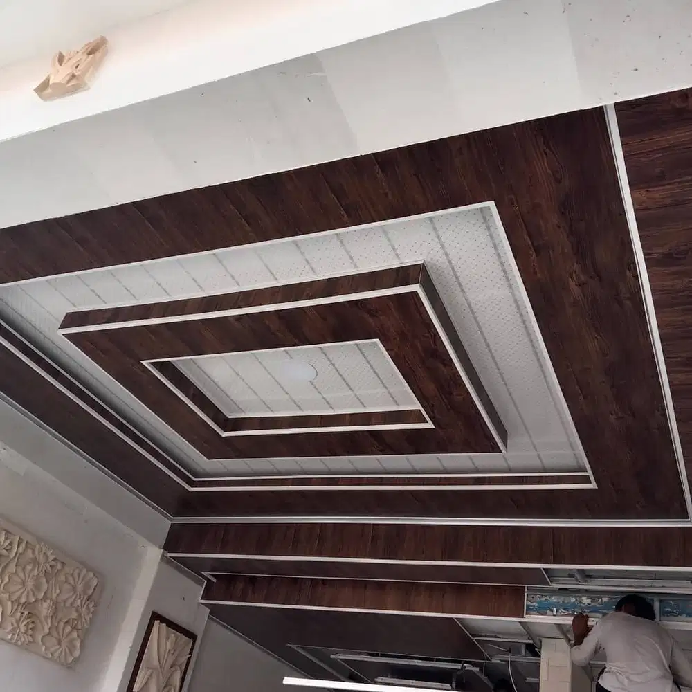 Wall Moulding Sekat Plafon Partisi PVC GRC Gypsum Jasa Tukang Pasang