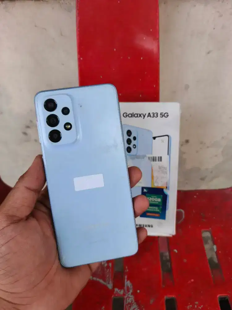 Samsung a33 5G 8/128 lengkap