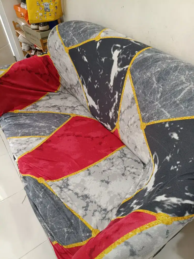 dijual sofa retro 2 seater kondisi baik