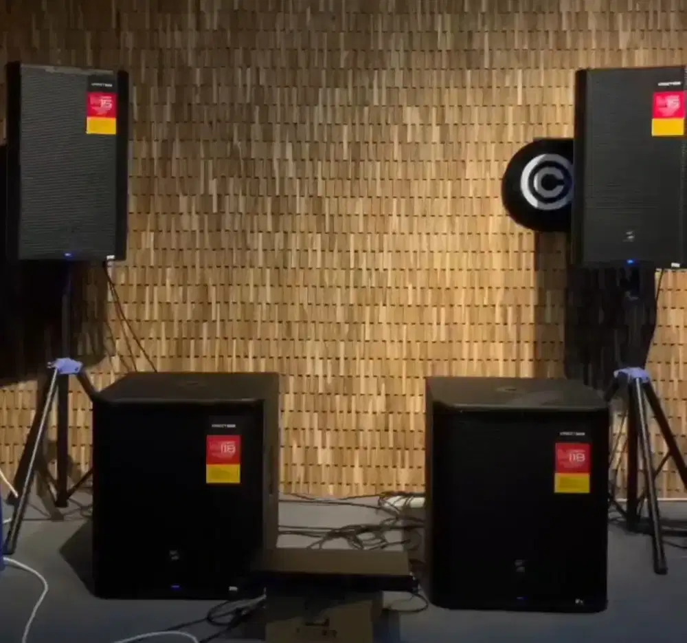 Paket Sound System Krezt 15 Inc Komplit Baru