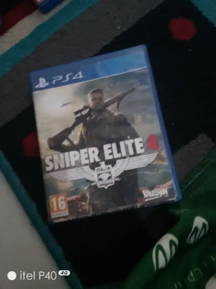 Kaset PS4 original Sniper Elite 4 pemakaian 4 bulan