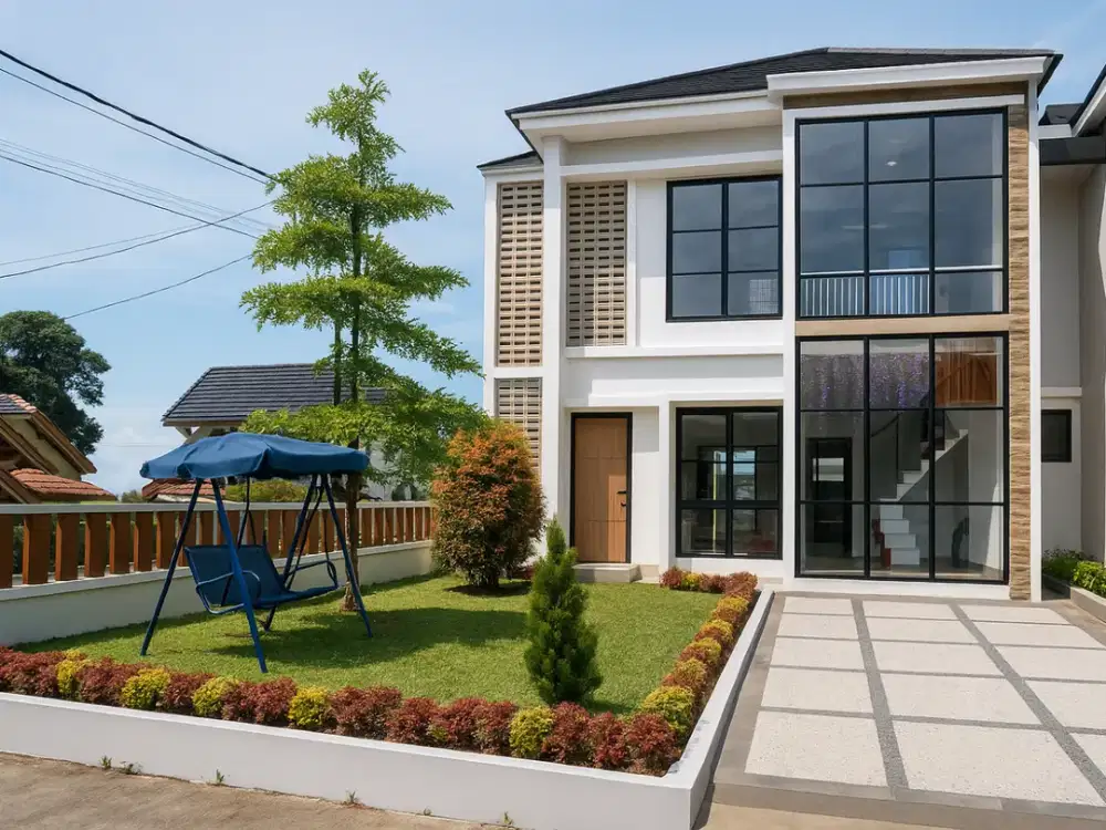 Dijual Rumah Manoko Lembang dekat parongpong  full furnish