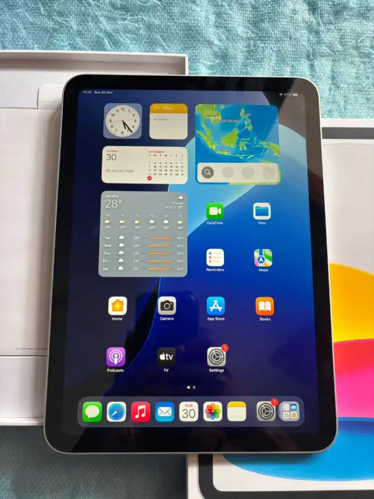 iPad Gen 10 64Gb Silver iBox BH 100% Garansi 2026