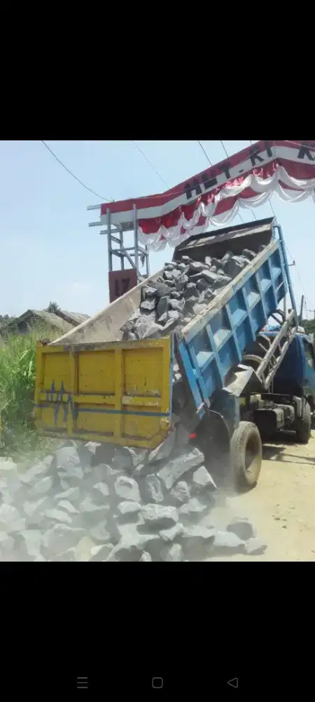 Jual batu belah pasir Supplier material alam