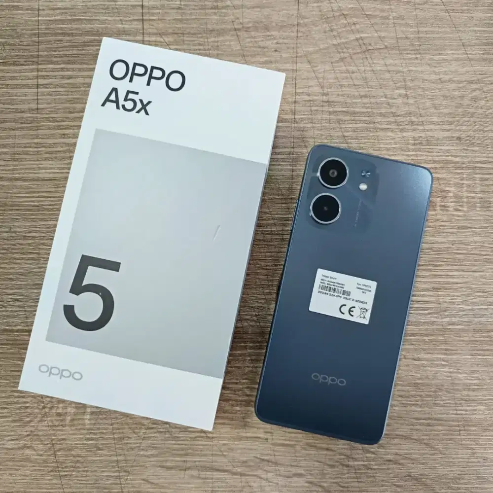 Oppo A5x ram 12gb (6+6) memori 128gb garansi resmi