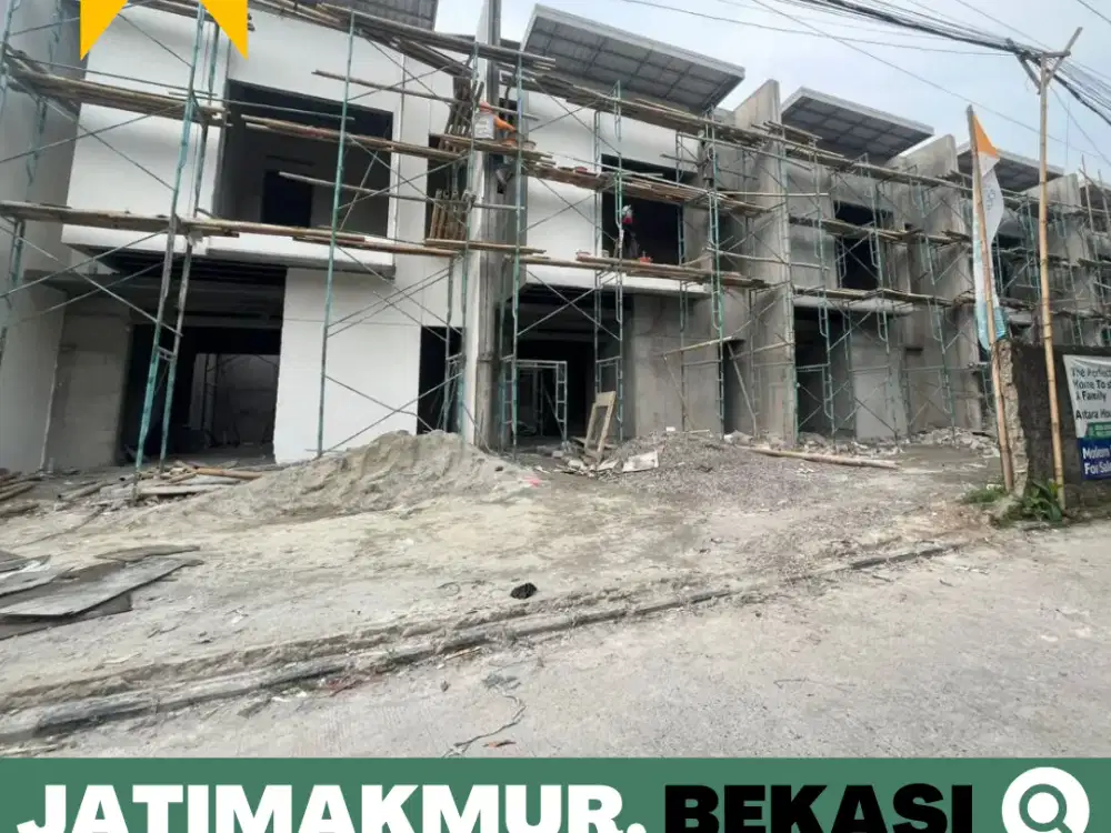 Rumah dijual 2 Lantai, Baru, Jatimakmur, Bekasi dekat LRT Jatibening