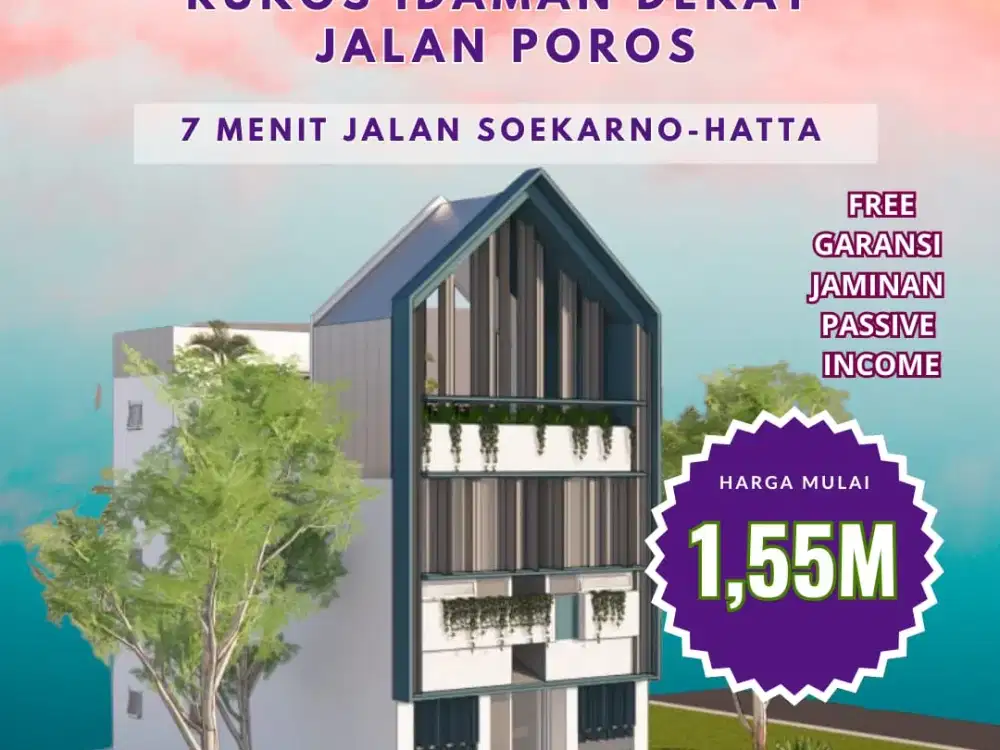 Dijual Kos Saxophone, Lokasi Premium & Sangat Prospektif