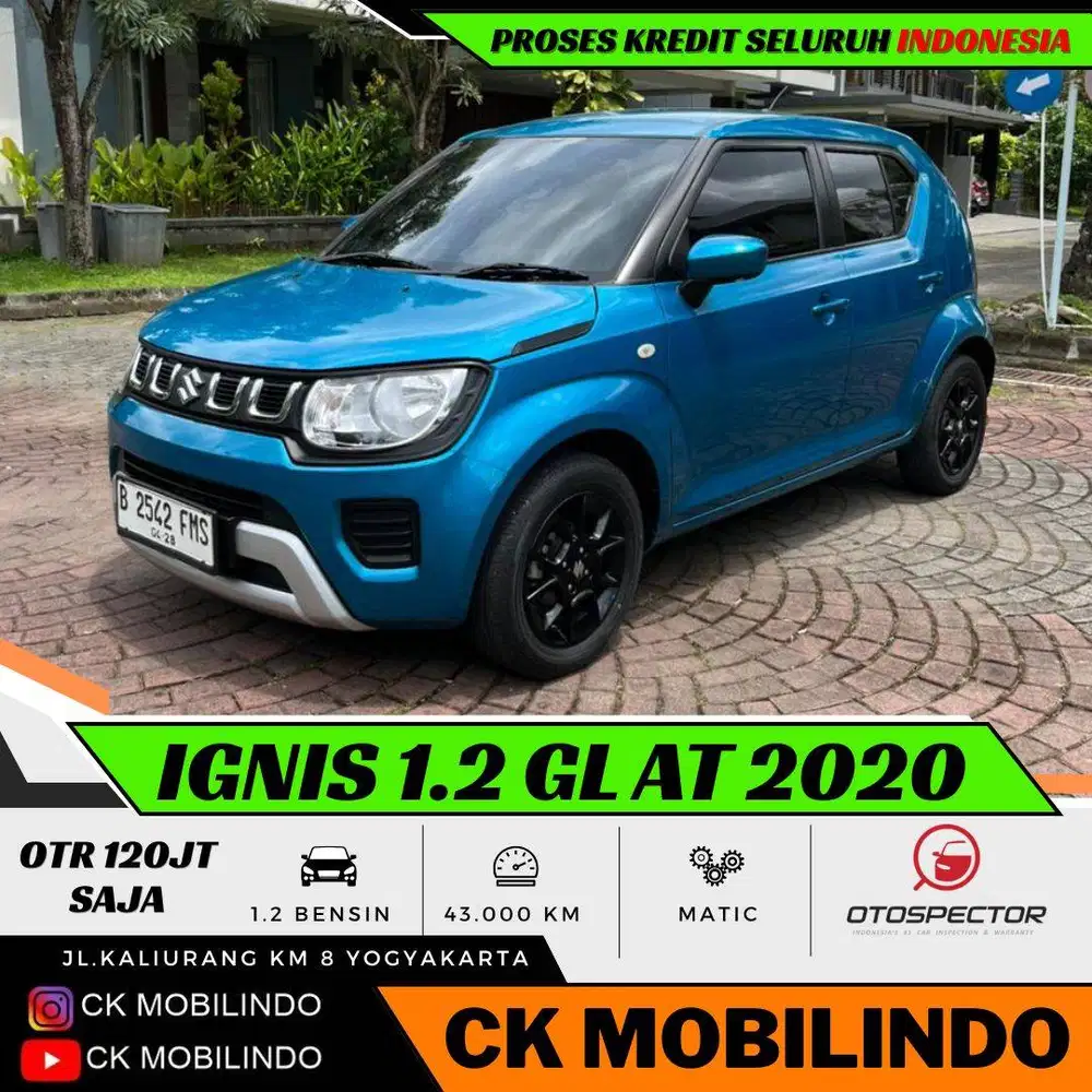 (Dp5jt) Suzuki Ignis GL Matic 2020 Orisinil Kredit Murah