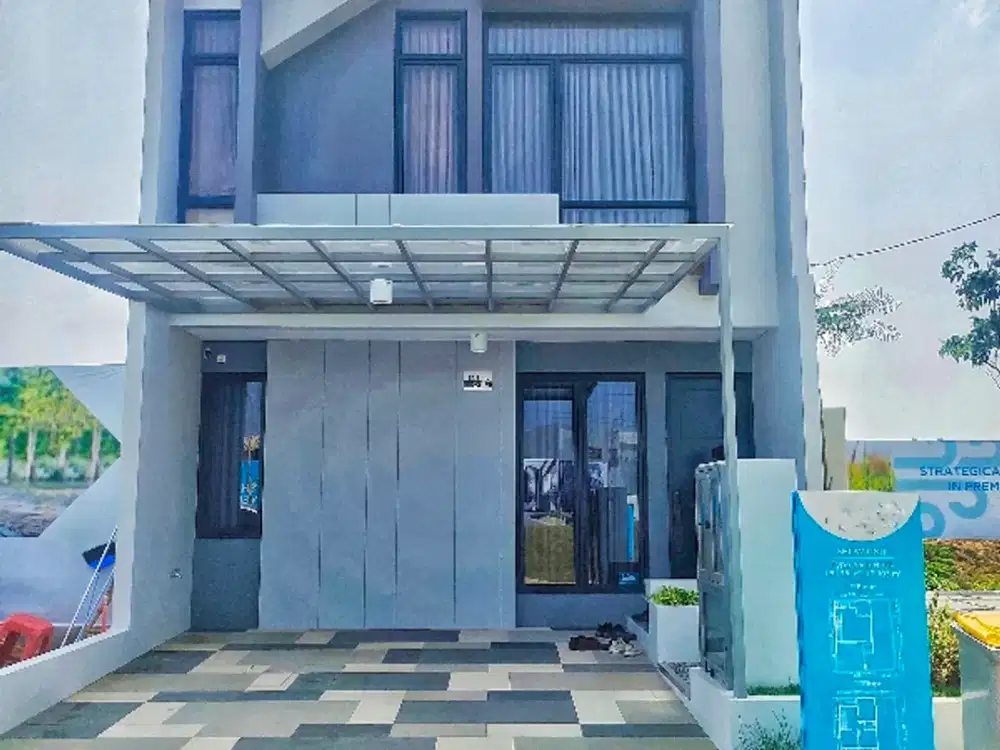 Rumah Cluster View Danau Di Harapan Indah Bekasi