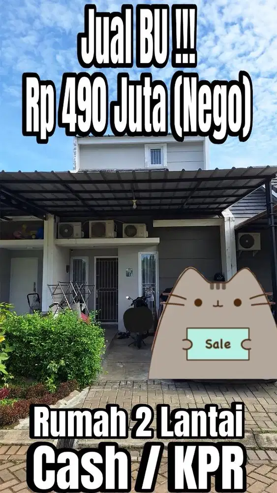 Jual BU! Rumah 2 Lantai Tangerang Termurah - Puri Cendrawasih