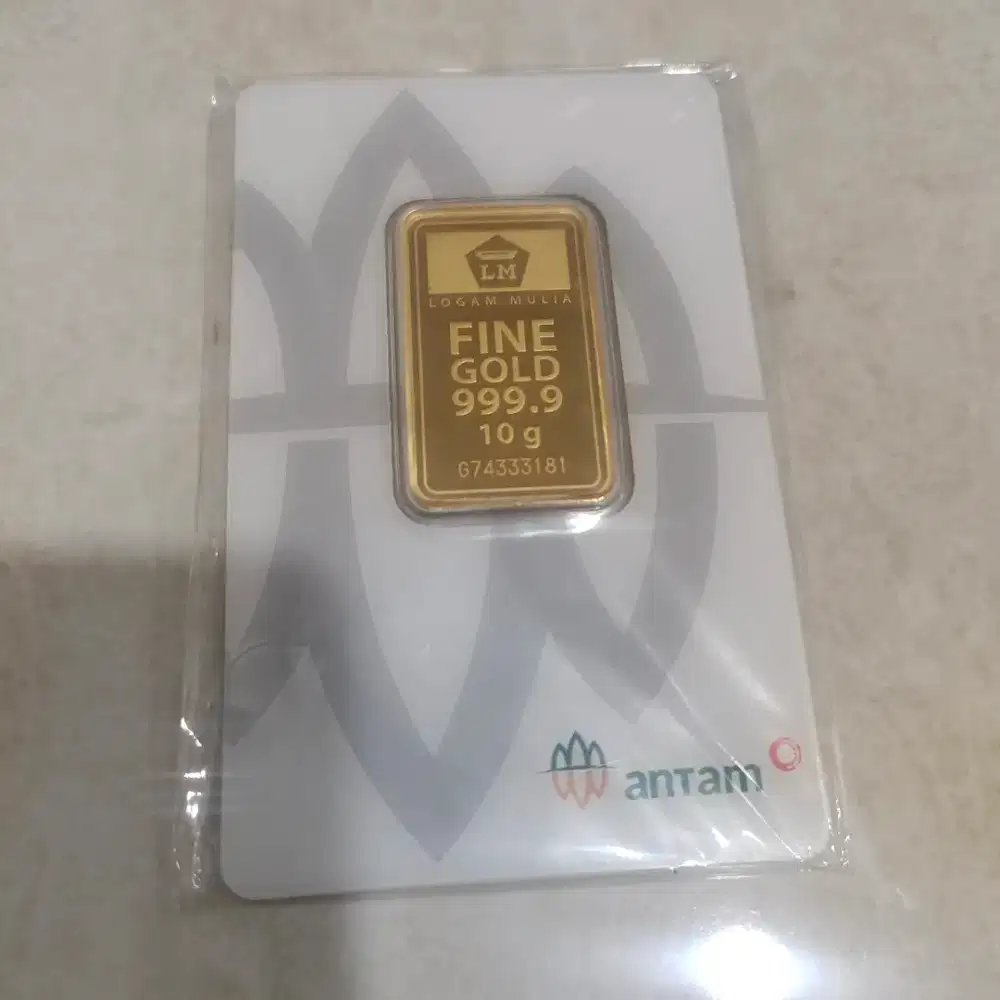 LM EMAS ANTAM 10 Gram, LOGAM MULIA ANTAM CERTIEYE 2024