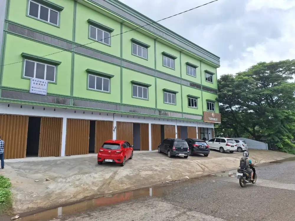 Ruko poros hertasning baru dekat Royal spring ada 5 unit dempet