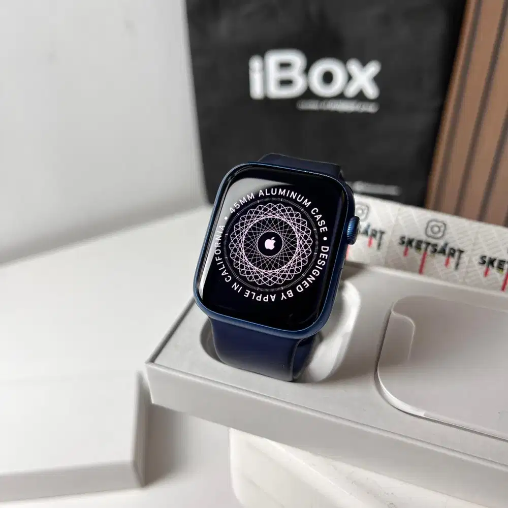 Apple Watch Series 7 45mm Blue iBox iwatch