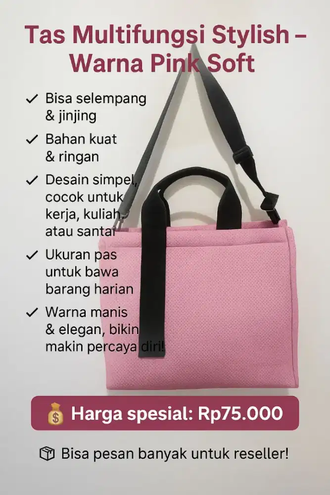 Kami terima pesenan Tas Taktikal & Fashion wanita & tas seminar
