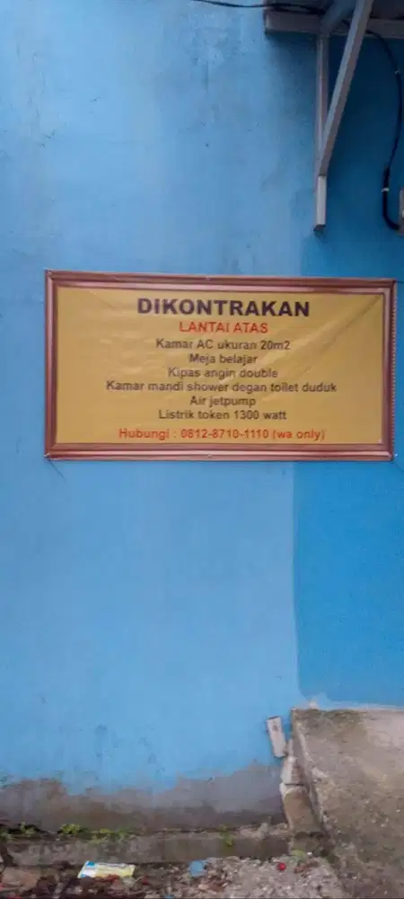 Rumah Cantik lantai 2, Dikontrakkan