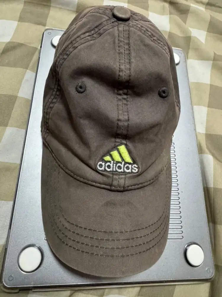 Topi Adidas Brown Hiking Track Run Cap/hat