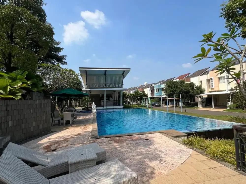 Dijual Rumah Full Renovasi dan Semi Furnished di Cluster Canary - The Springs Summarecon Serpong