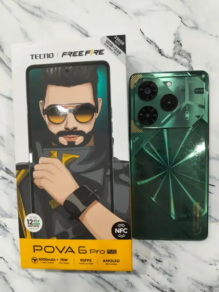 Second Tecno Pova 6 Pro 5G 12+12/256GB