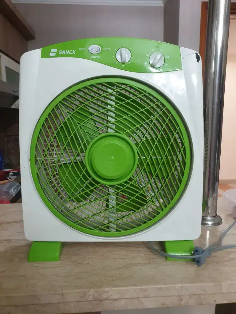Kipas Angin Sanex SB 818 Seken Bekas Pakai Kondisi Bagus Berfungsi