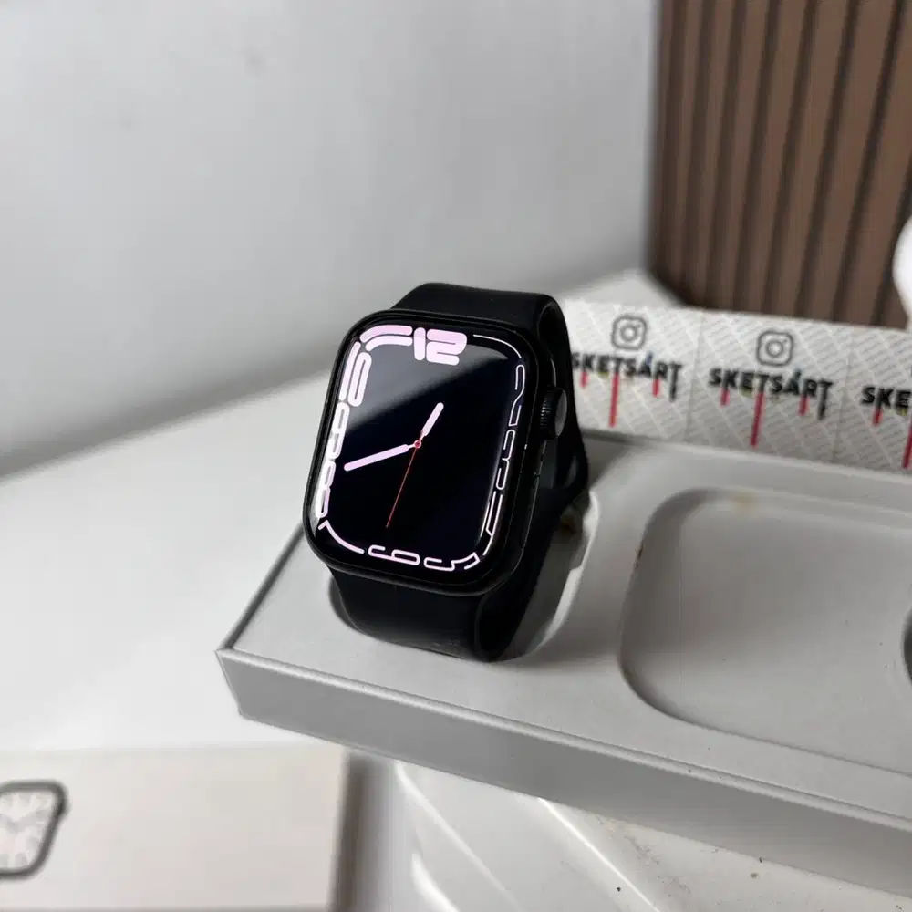 Apple Watch Series 7 41mm Black iwatch Battery Health 86%