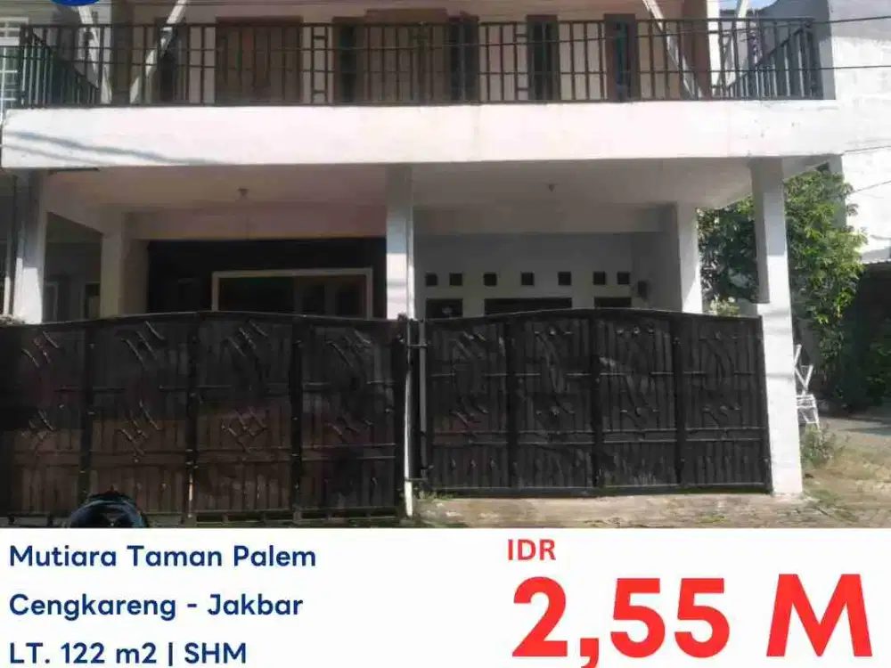 DIJUAL VIA AJB RUMAH DI PERUM MUTIARA TAMAN PALEM CENGKARENG  JAKBAR