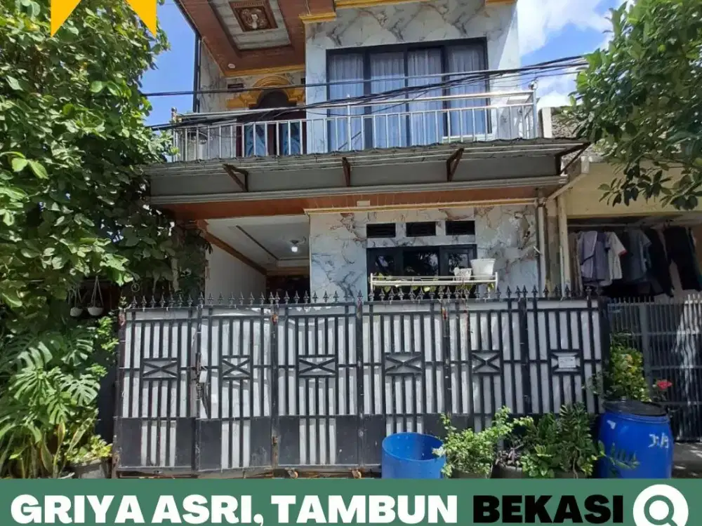 Rumah dijual Murah 2 Lantai, Griya asri 2 Sumber Jaya, Bekasi 15 Menit ke Stasiun Tambun
