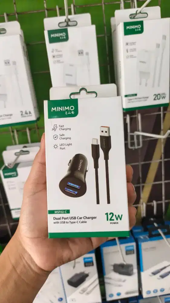 CAR CHARGER 12W MINIMO MSF02-C