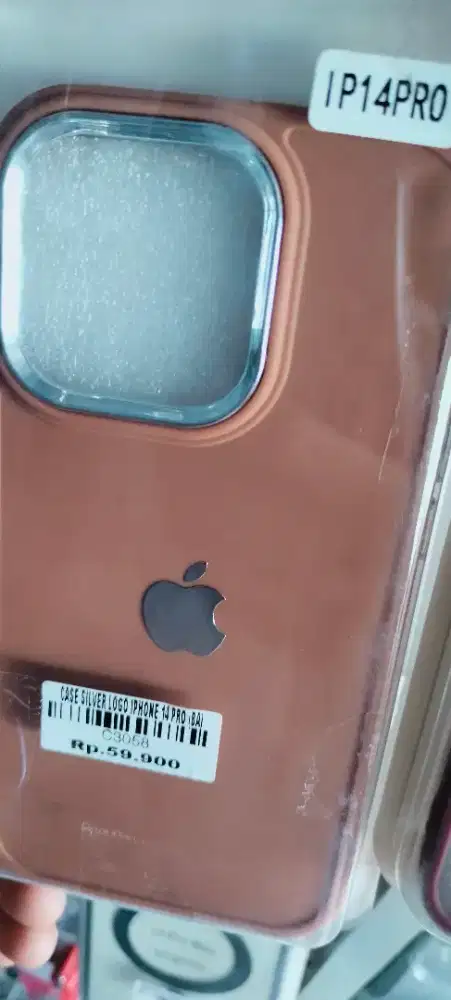 CASE SILVER LOGO IPHONE 14 PRO