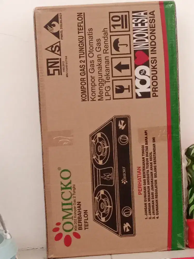 Kompor gas omicko 2tungku