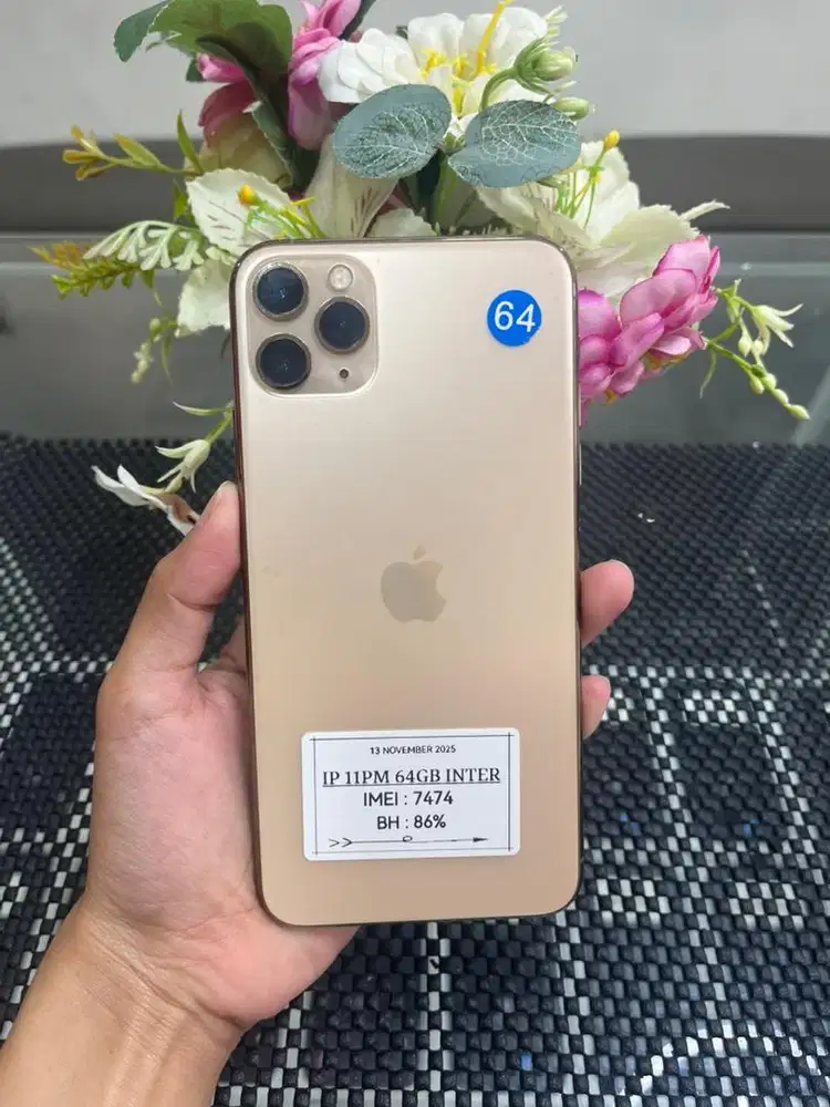iphone 11 pm 64gb fullset terima tuker tambah/kredit