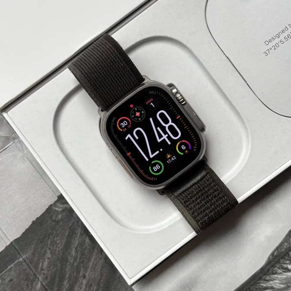 Apple Watch Ultra 49mm Black Gray Gen 1 Fullset Original iwatch