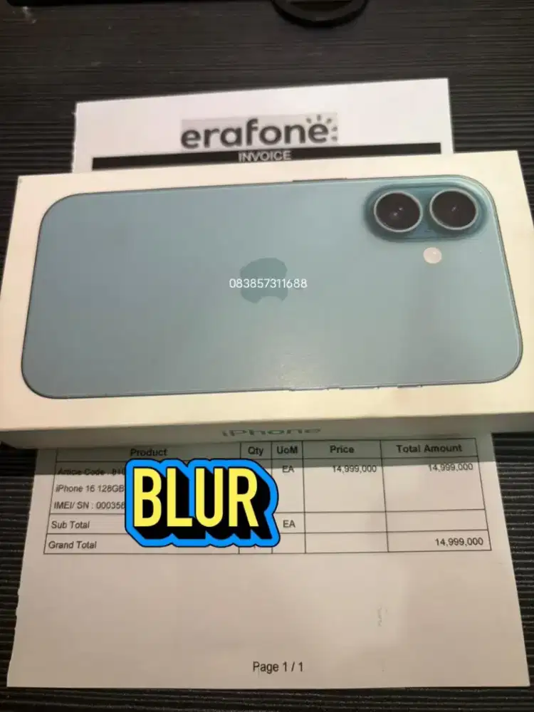 iphone 16 128Gb Warna Teal Baru Gress Garansi Resmi iBox