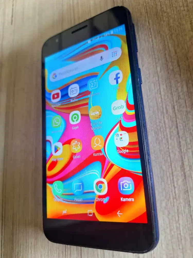 Samsung Galaxy A2 Core SM-A260G Blue Biru Metalik Normal Android 8.0