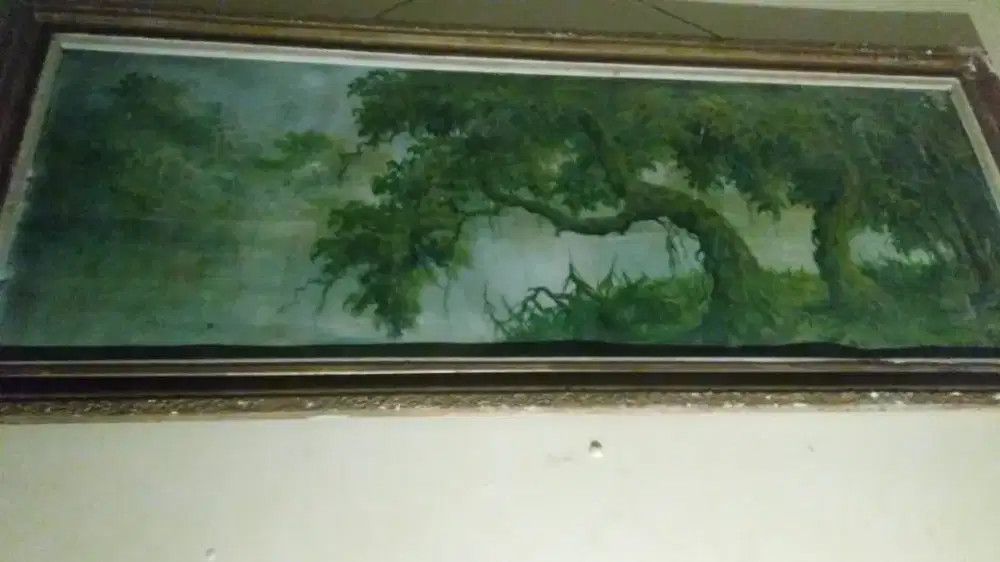 Lukisan kanvas klasik vintage