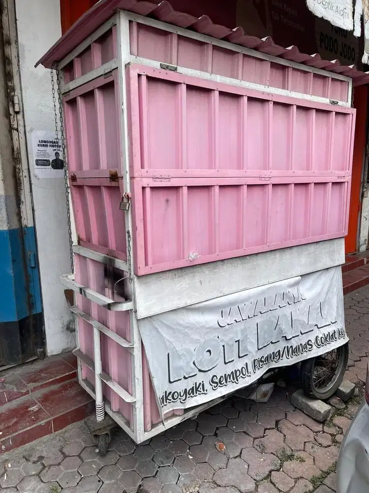 Gerobak Makanan Rombong Kontainer