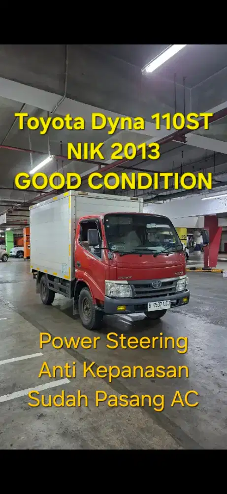 Toyota Dyna 110ST 2013, Box Alumunium, Sangat Rapi Terawat