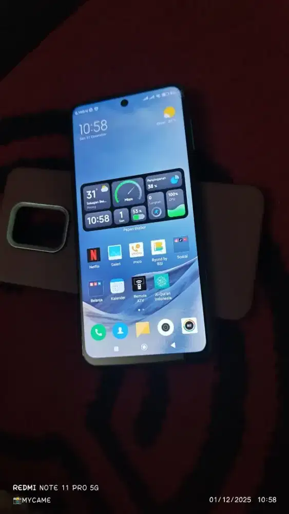 Redmi not9pro 8gb hp only