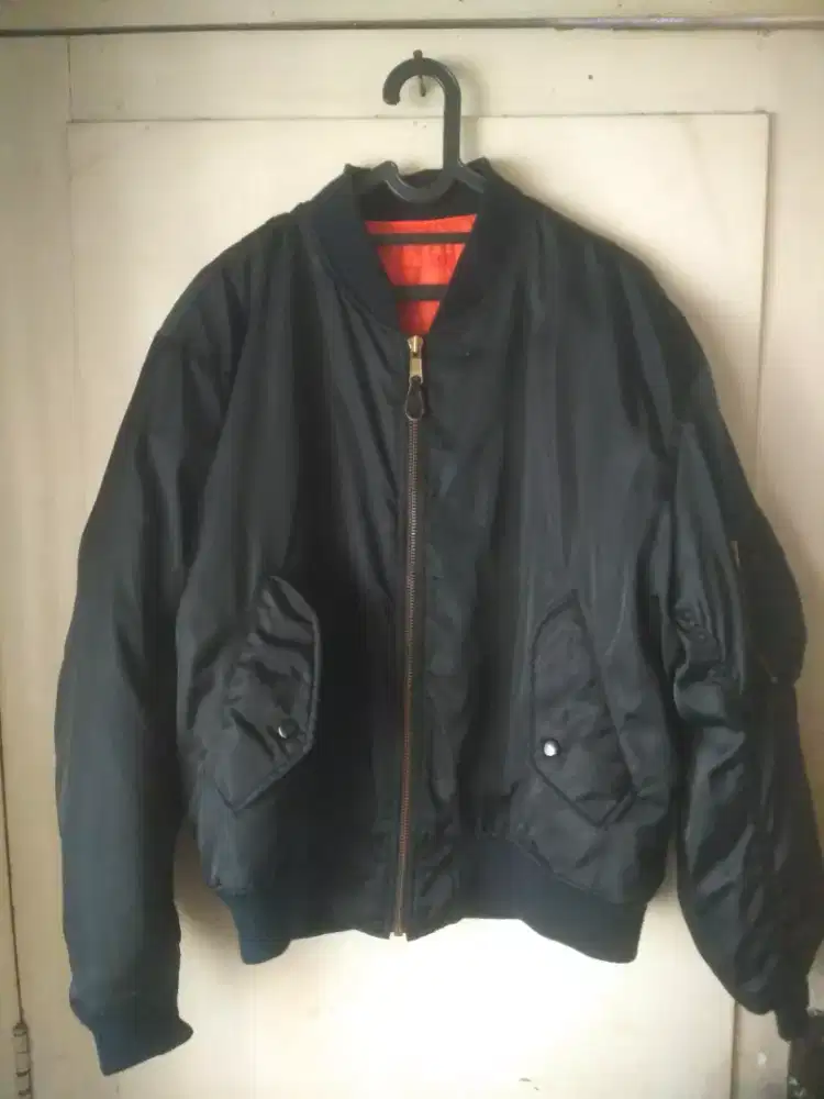 jaket bomber pilot ma-1 size L