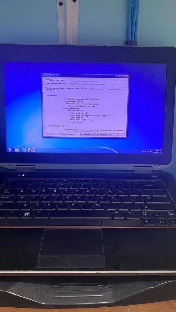 Laptop DELL Latitude Core i5 Ram 4gb Second