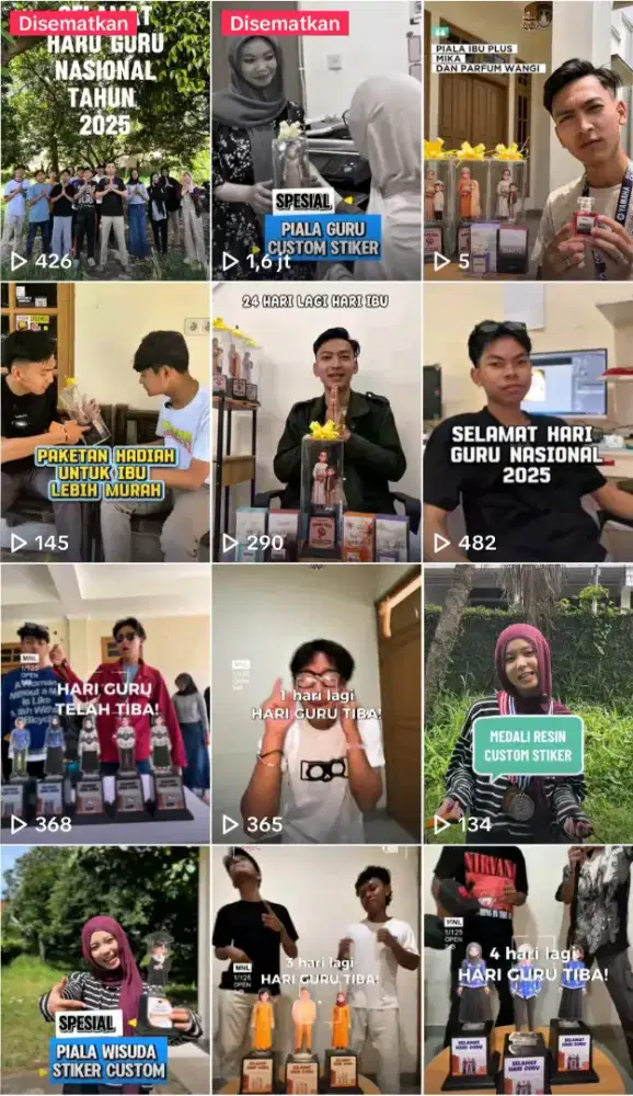 Di butuhkan konten kreator/ host live