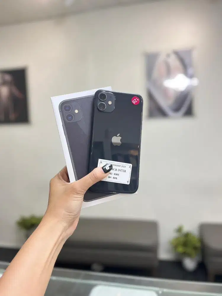 Iphone 11 128GB fullset mulus nominus bergaransi terima tt cod kredit