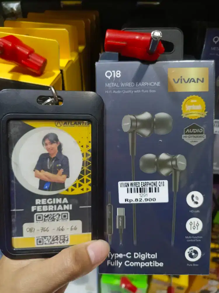 VIVAN WIRED EARPHONE Q18 | ATLANTIS DAHSYAT