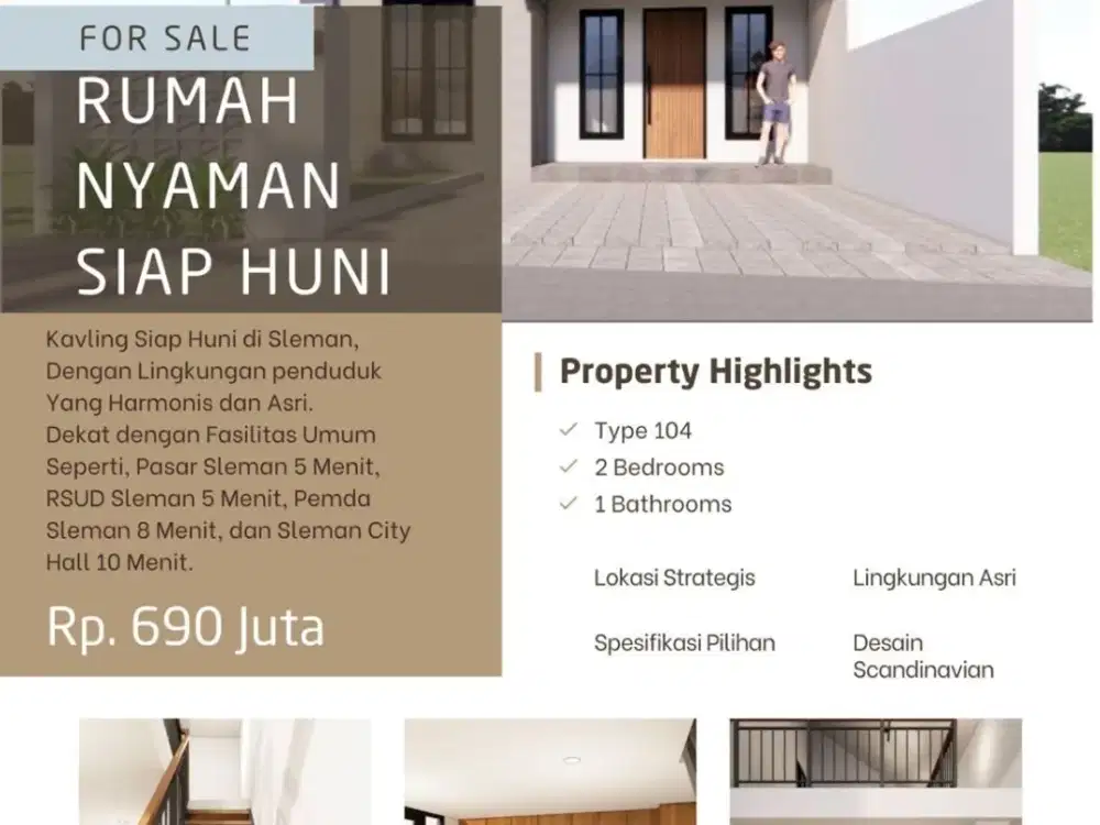 Rumah Minimalis Siap Huni Mulai 600 Jutaan!!