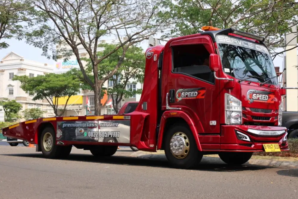 TRUK TOWING LONG SASIS